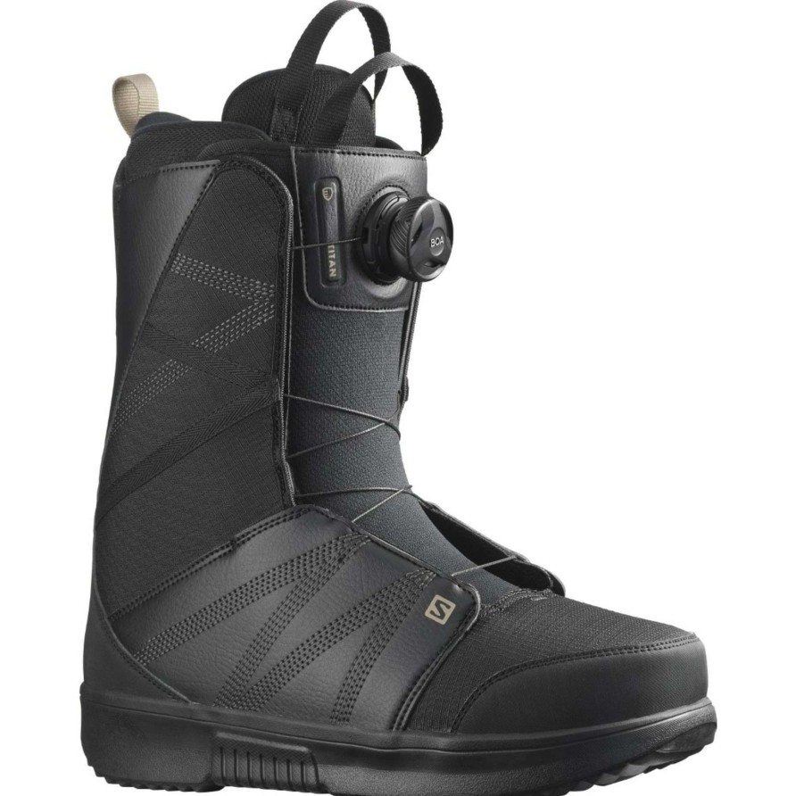 Snow * | Salomon Titan Boa Men'S Snowboard Boots 2023 Online Sales Black/Roasted Cashew