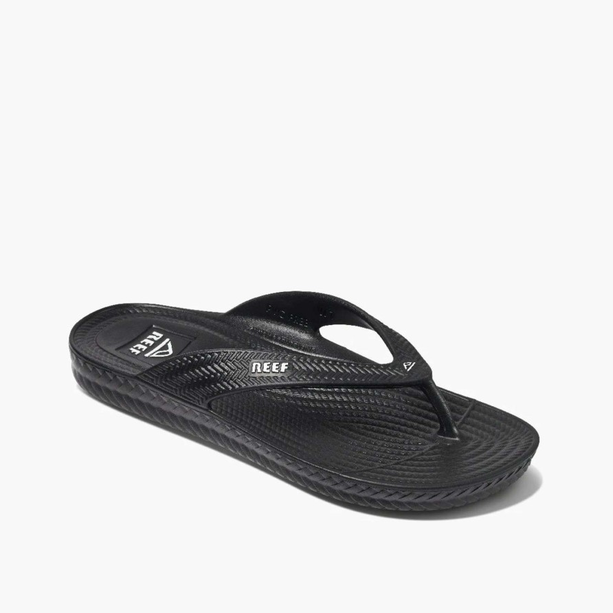 Women * | Reef Women'S Water Court Flip Flop Sandals Special Offers Black