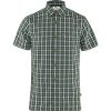 Men * | Fjallraven Men'S Ovik Short Sleeved Shirt Special Offers Green-Alpine Blue