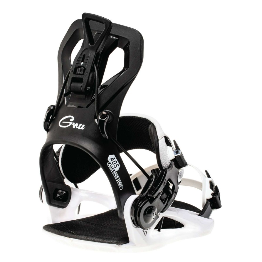 Snow * | Gnu B-Real Snowboard Bindings Crazy Deals White