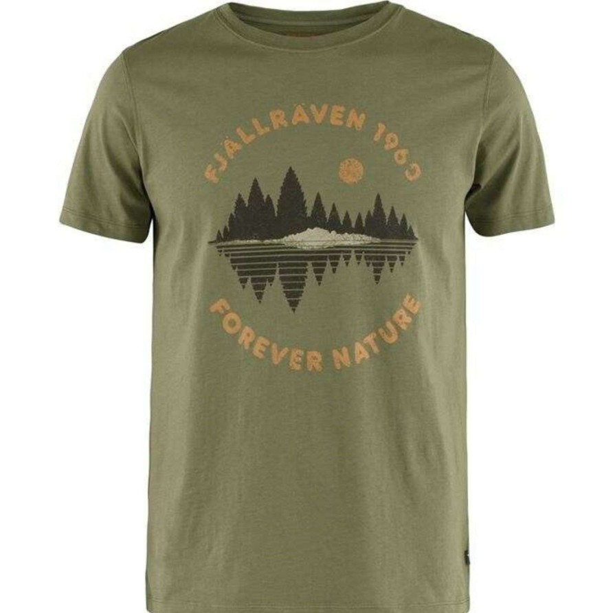 Men * | Fjallraven Mirror T-Shirt Opening Sales Green