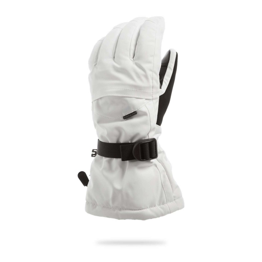 Accessories * | Spyder Women'S Synthesis Gore-Tex Ski Gloves Tendy Style White