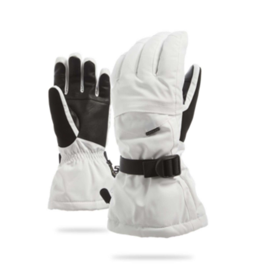 Accessories * | Spyder Women'S Synthesis Gore-Tex Ski Gloves Tendy Style White