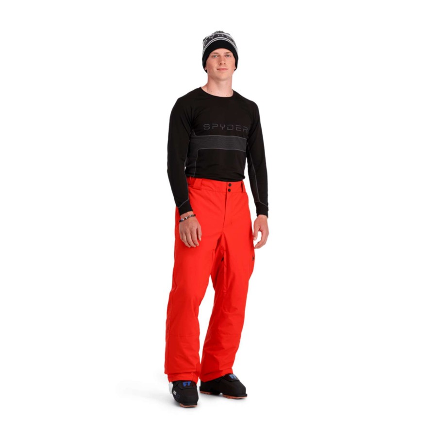 Men * | Spyder Men'S Traction Pants Top Sell Volcano