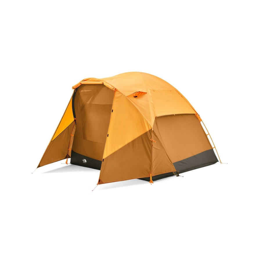 Camp & Hike * | The North Face Wawona 4 Person Tent Top Selling Light Exuberance Orange - Timber Tan - New Taupe Green