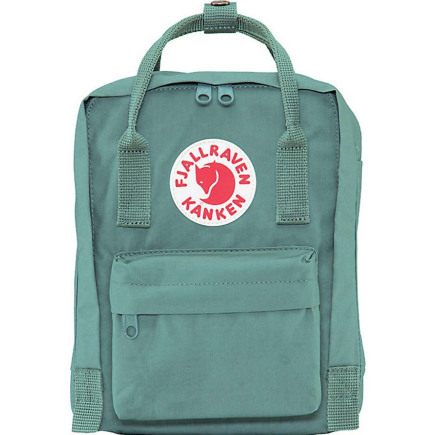 Accessories * | Fjallraven Kanken Mini Backpack Quick Delivery Frost Green