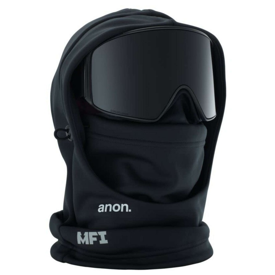 Accessories * | Anon Men'S Mfi Hooded Balaclava Online Discount Black