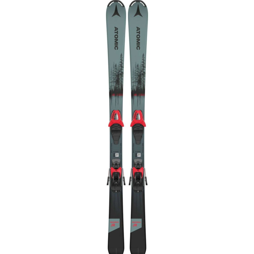 Snow * | Atomic Maverick Jr Kids Skis W/ C5 Gw Bindings 2023 Opening Sales