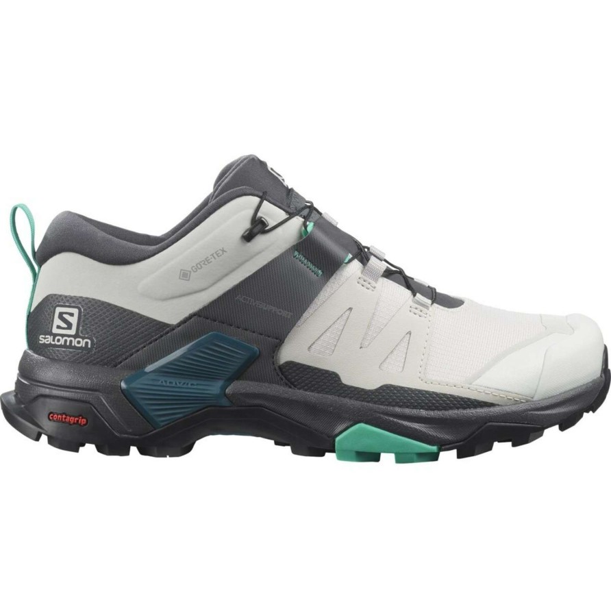 Women * | Salomon Women'S X Ultra 4 Gtx Hiking Shoes Tendy Style Lunar Rock/Ebony/Mint Leaf