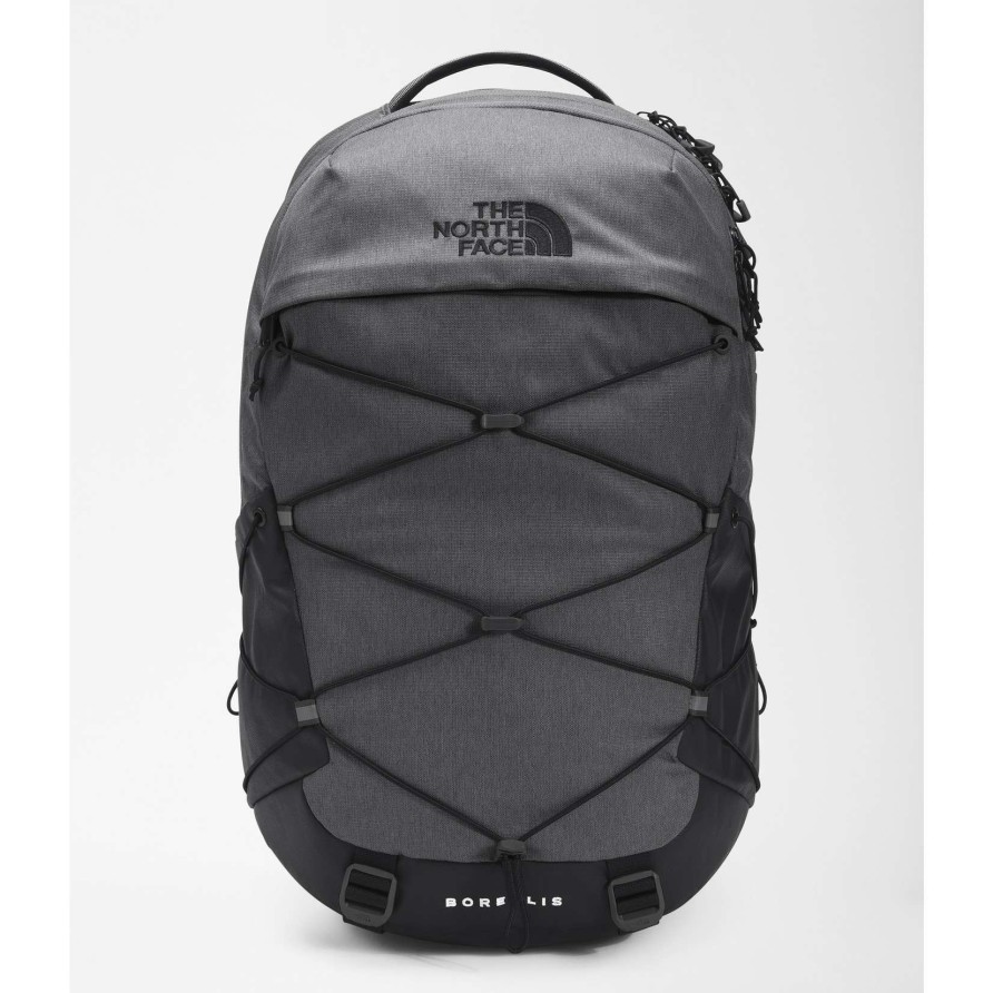 Accessories * | The North Face Borealis Backpack Online Sales Meld Grey Heather - Tnf Black