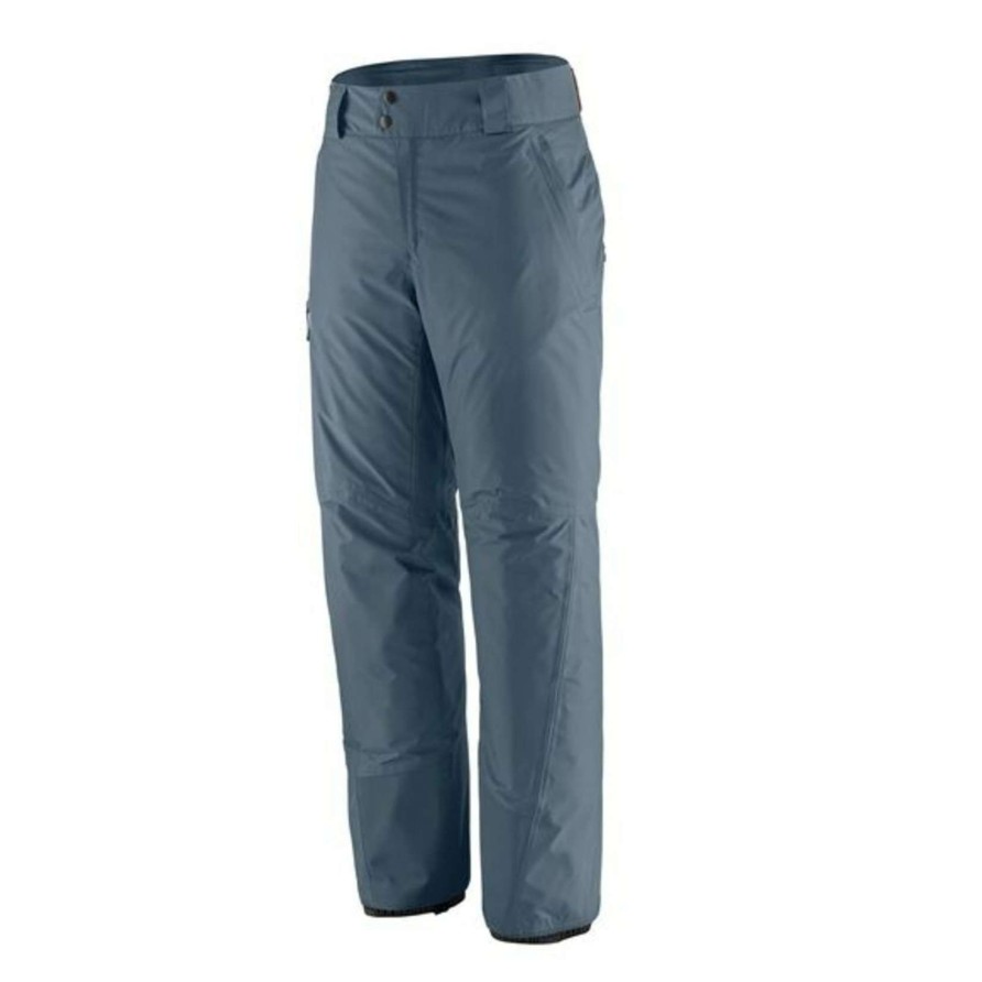 Men * | Patagonia Men'S Insulated Powder Town Pants Top Sell Plume Grey