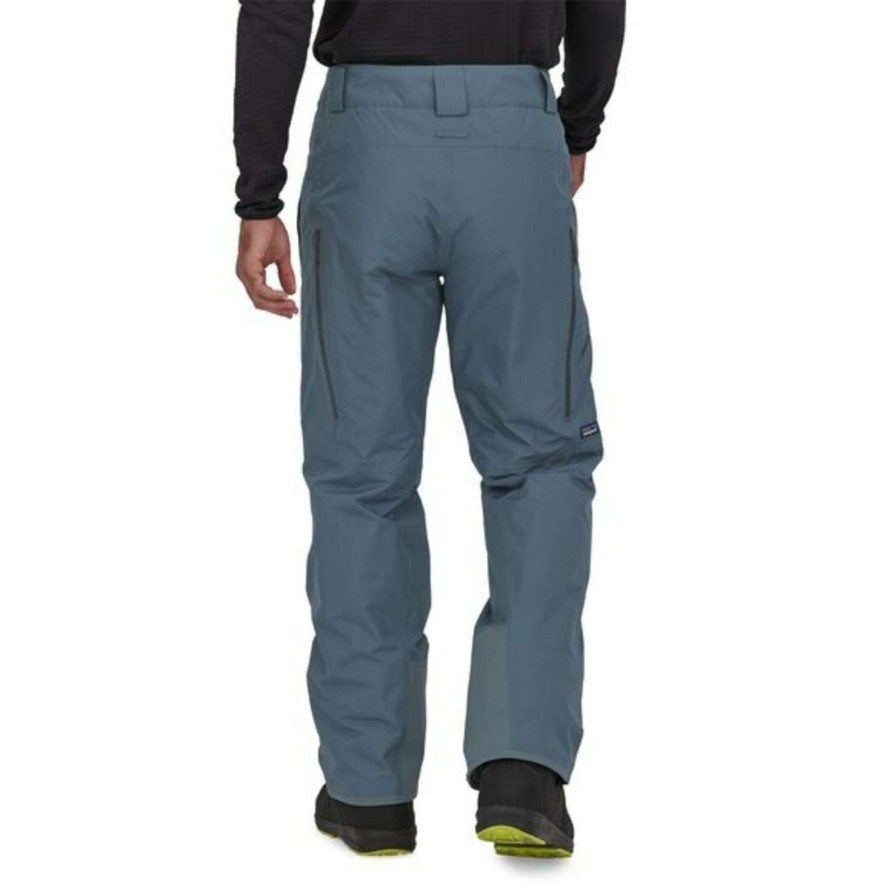 Men * | Patagonia Men'S Insulated Powder Town Pants Top Sell Plume Grey