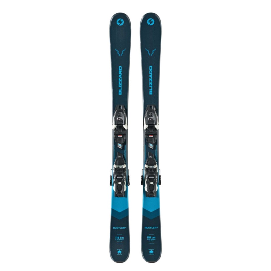 Snow * | Blizzard Rustler Twin Jr Skis + Fdt Jr 4.5 Bindings 2023 Opening Sales