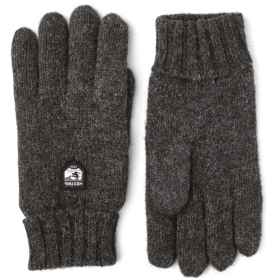 Accessories * | Hestra Basic Wool Glove Exclusive Charcoal