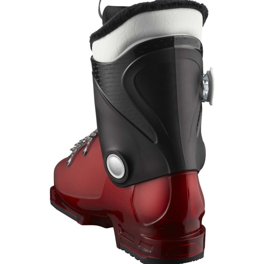 Snow * | Salomon T3 Rt Junior Ski Boots 2023 Cut Price Black/Red/White