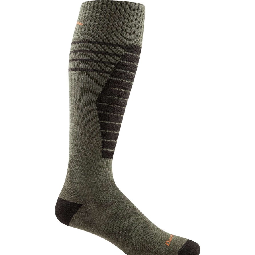 Accessories * | Men'S Edge Over-The-Calf Midweight Ski & Snowboard Sock Online Sales Cedar