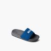 Kids * | Reef Kids One Slide Sandals Latest Reef Grey/Blue