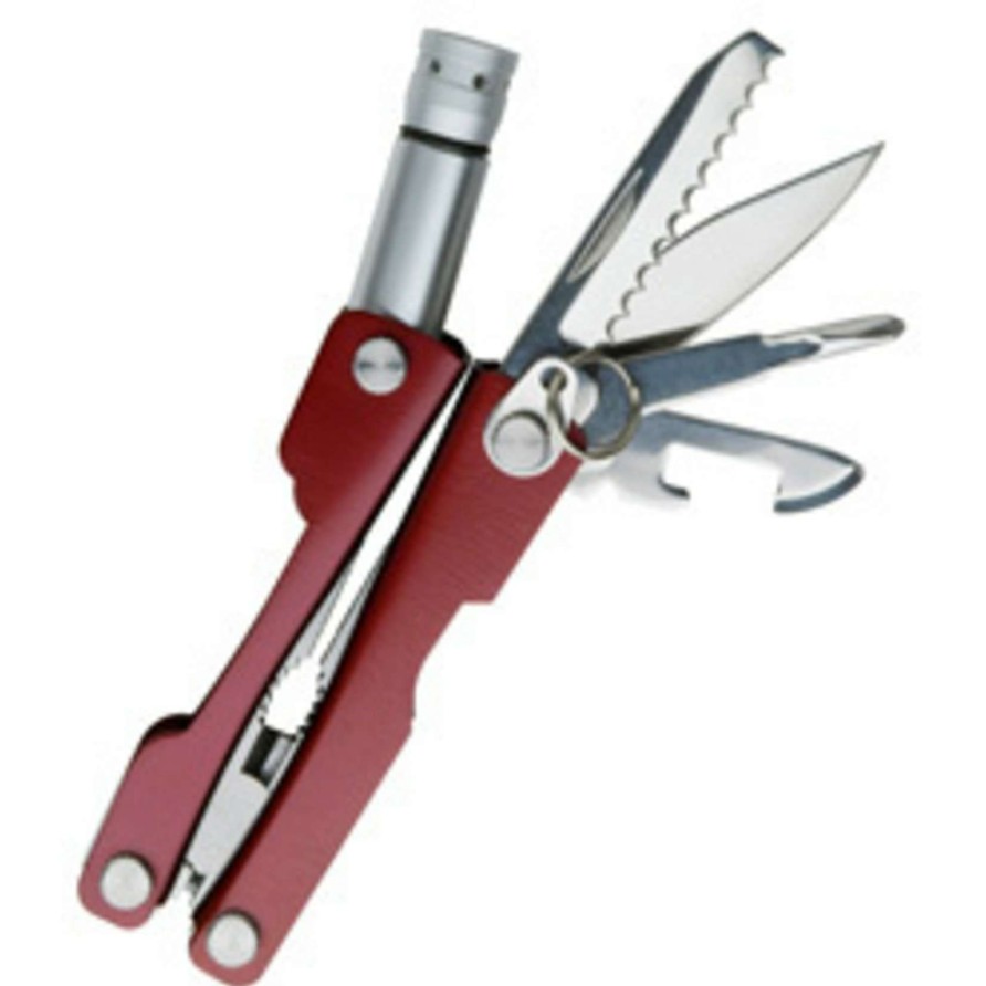 Camp & Hike * | Swiss Tech Mini Multi-Tool 8-In-1 Led Top Sell