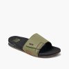 Men * | Reef Men'S Fanning Slide Sandal Cheap Online Olive/Gum