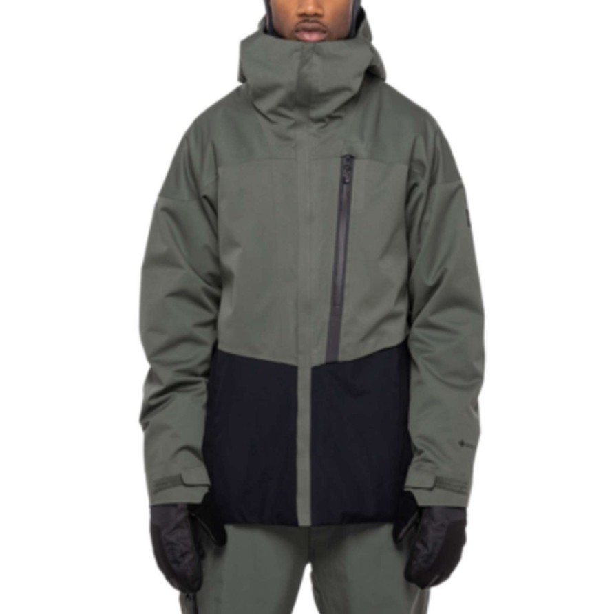 Men * | 686 Men'S Gore-Tex Gt Jacket Exclusive Goblin Green Colorblock