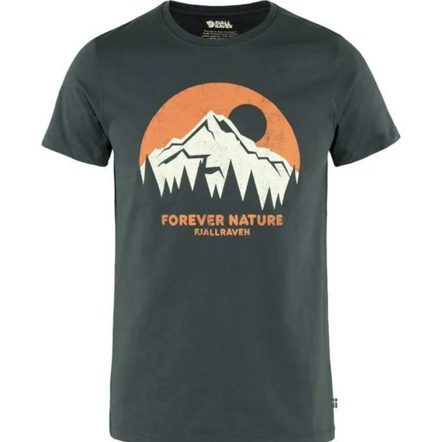 Men * | Fjallraven Men'S Nature T-Shirt High Quality Dark Navy