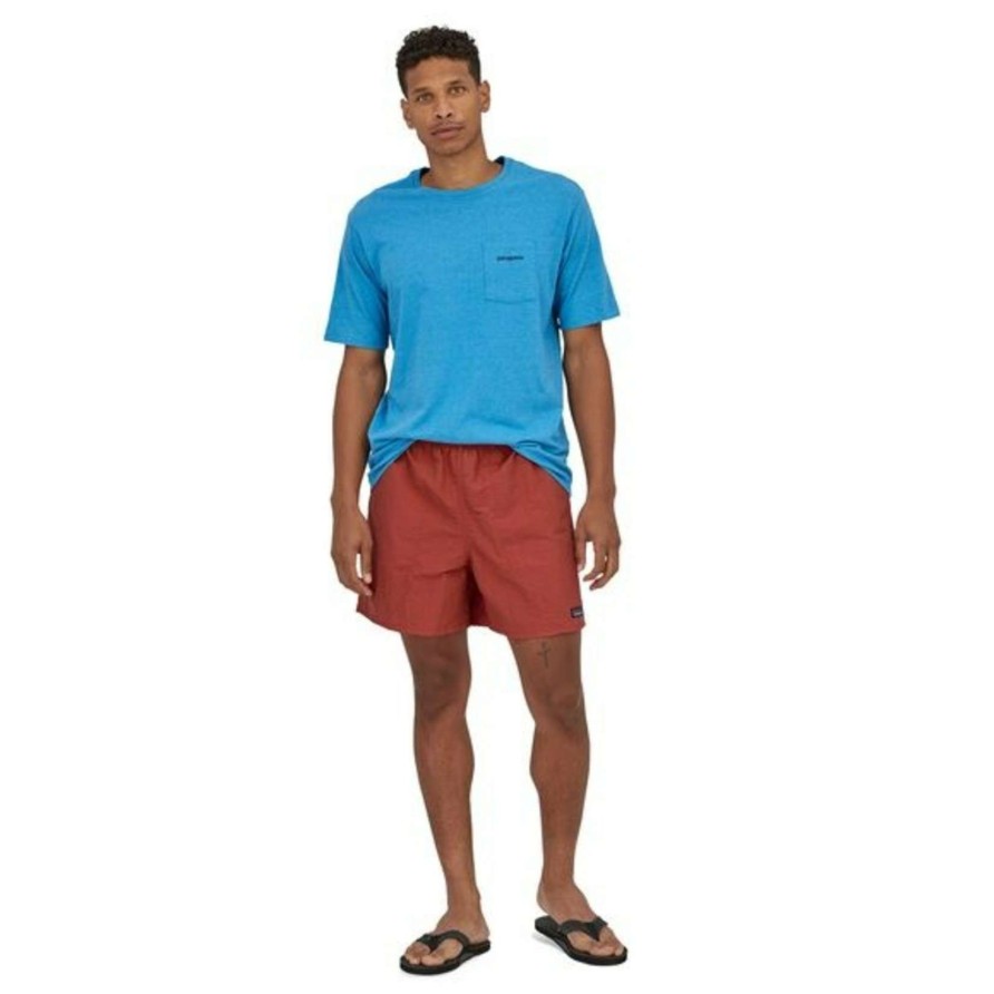 Men * | Patagonia Men'S Baggie Shorts 5 Exclusive Design Sumac Red