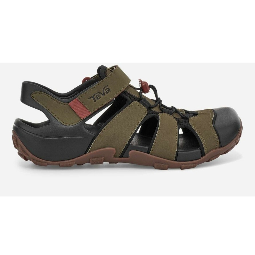 Men * | Teva Men'S Fllintwood Sport Sandal Discount Online Dark Olive