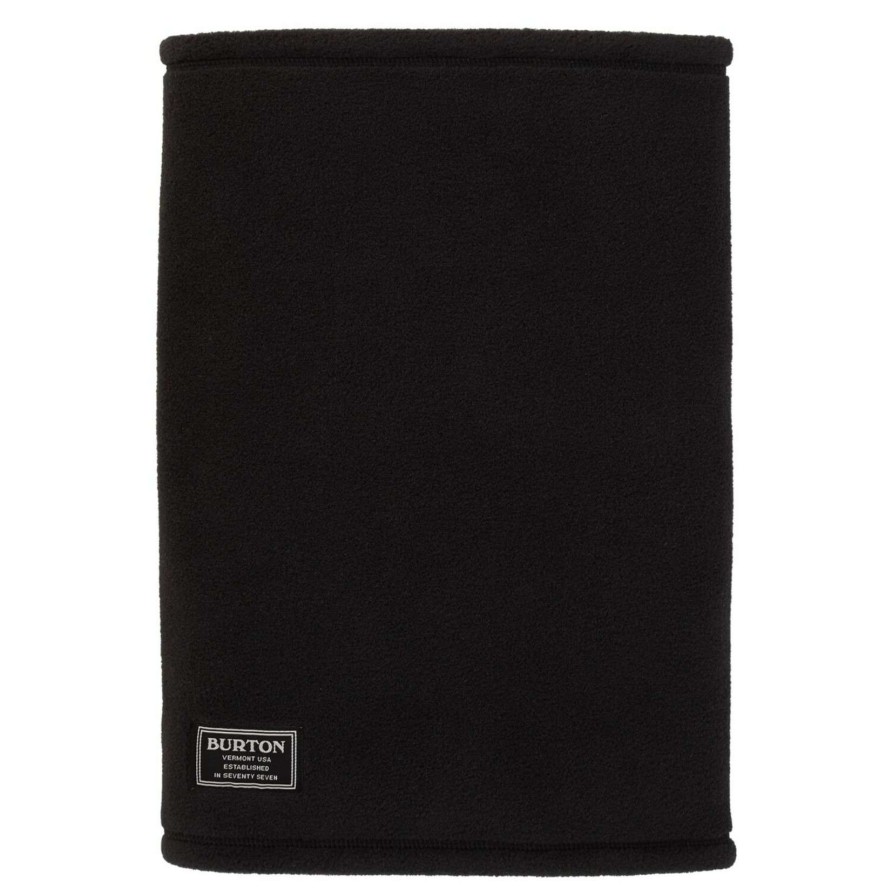 Accessories * | Burton Ember Fleece Neck Warmer Quick Delivery True Black