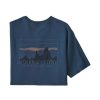 Men * | Patagonia Men'S '73 Skyline Organic T-Shirt Latest Tidepool Blue