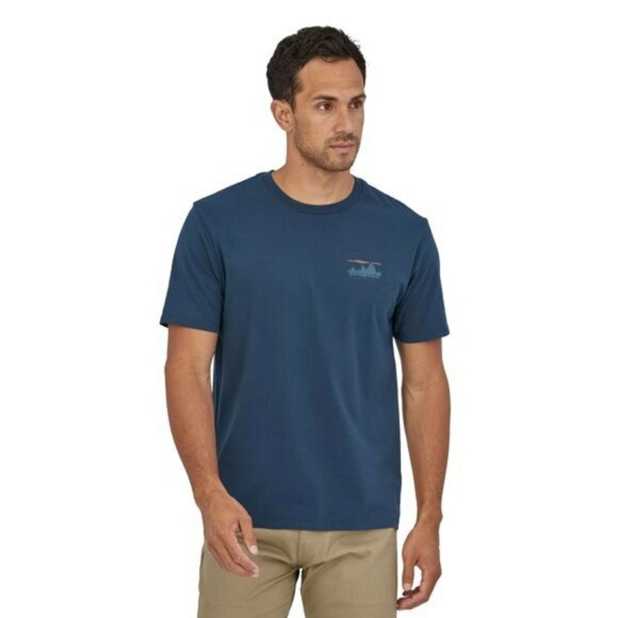 Men * | Patagonia Men'S '73 Skyline Organic T-Shirt Latest Tidepool Blue