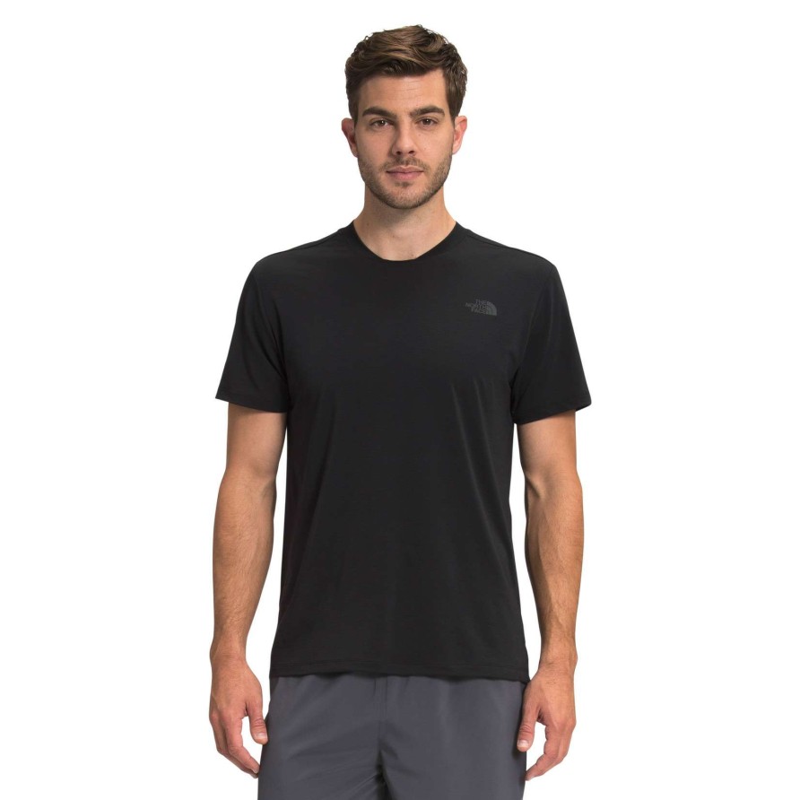 Men * | The North Face Men'S Short Sleeve Wander T-Shirt Discount Store Tnf Black