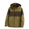 Kids * | Burton Boy'S Symbol Insulated Jacket Hot Sell Martini Olive/Forest Night