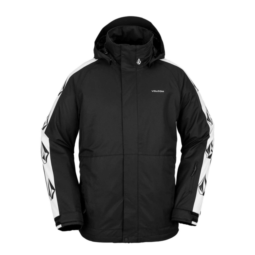 Men * | Volcom Men'S Iconic Stone Insulated Jacket Exclusive Black