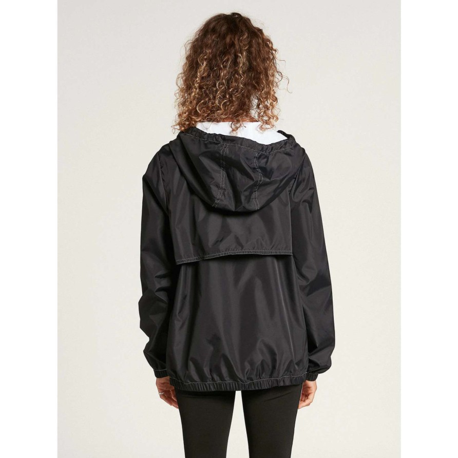 Women * | Volcom Women'S Wind It Up Jacket Exclusive Black