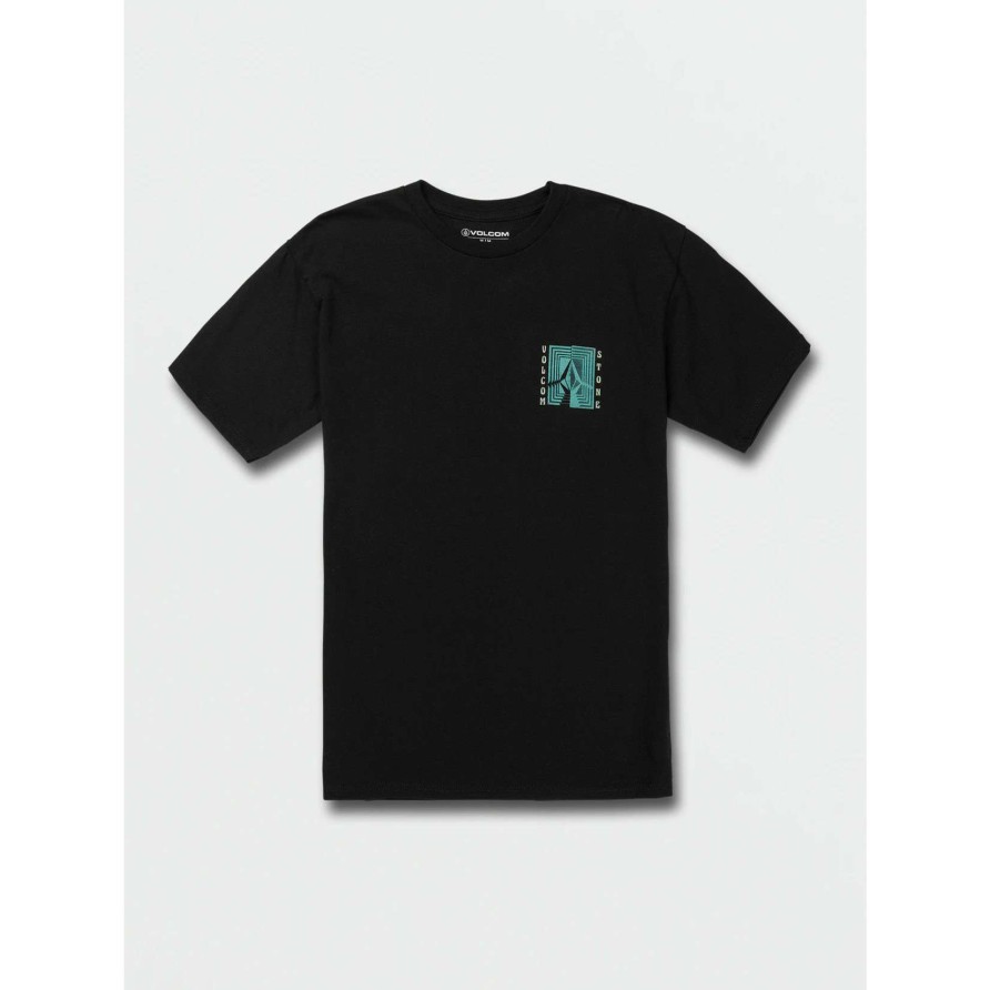 Men * | Volcom Men'S Reverberation Short Sleeve Tee Best Sale Black