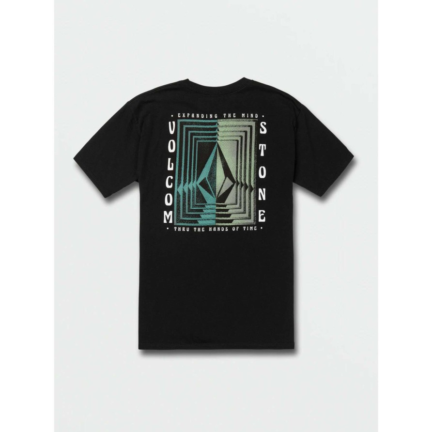 Men * | Volcom Men'S Reverberation Short Sleeve Tee Best Sale Black