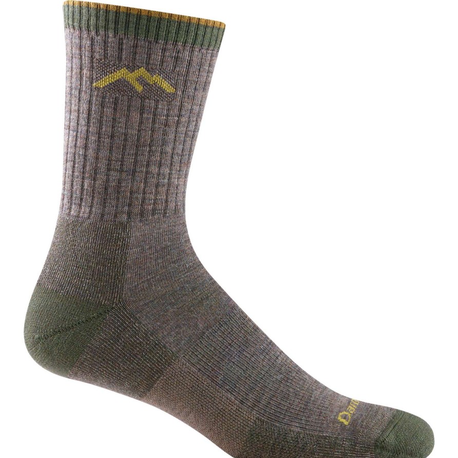 Accessories * | Darn Tough Men'S Hiker Micro Crew Midweight Hiking Sock Best Sale Taupe