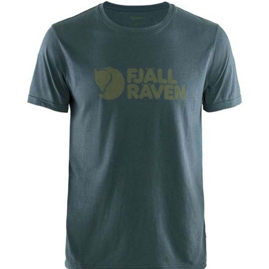 Men * | Fjallraven Logo T-Shirt Cheap Online Black