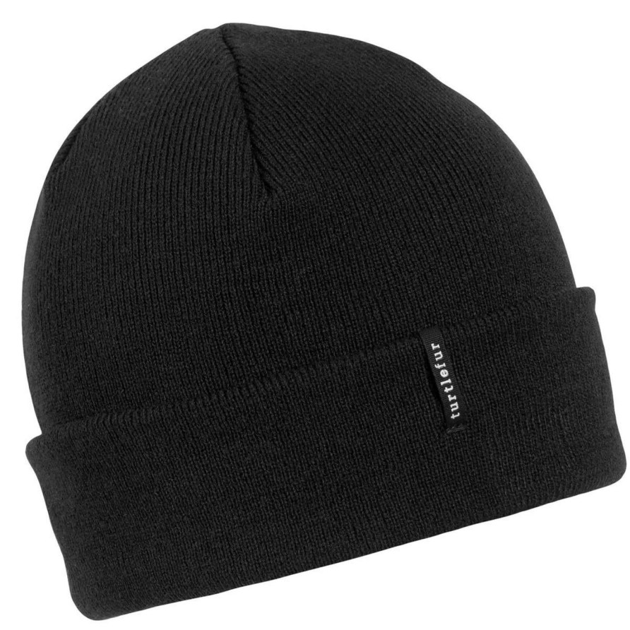 Accessories * | Turtle Fur Explorer Beanie Opening Sales Black