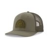 Accessories * | Patagonia Men'S Take A Stand Trucker Hat Unique Garden Green W/Hatch Hour