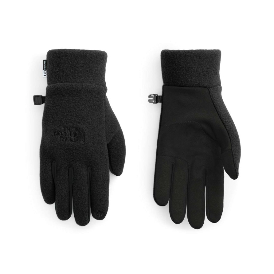 Accessories * | The North Face Etip Heavyweight Fleece Glove Quick Delivery Tnf Black Heather